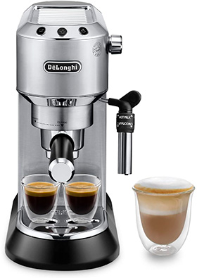 Cafetera Delonghi Dedica EC685.M compacta y elegante
