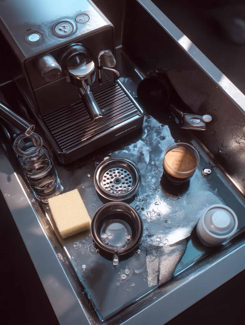 Limpieza profunda cafetera
