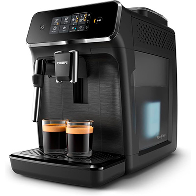 Philips Serie 2200 cafetera superautomática con espumador de leche