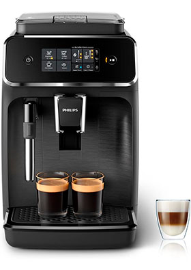 Cafetera Philips LatteGo Serie 2200 automática y fácil de limpiar