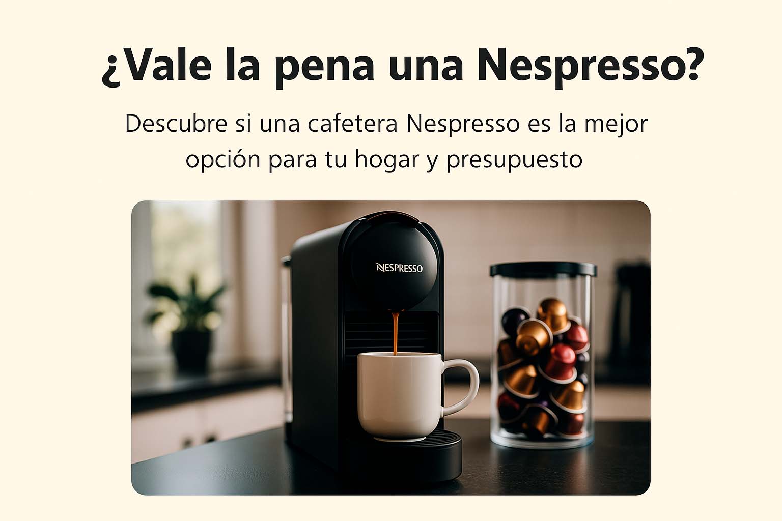 Detalle cafetera manual vs automática